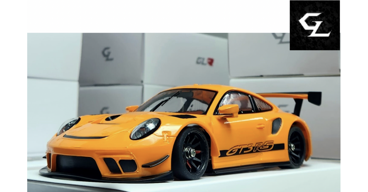 GL RACING Carrosserie W.MM.98 GL 911 GT3 Orange LIMITED EDITION , GL